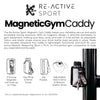 RE-ACTIVE SPORT Magnetic Gym Caddy - ACADEMY BLUE