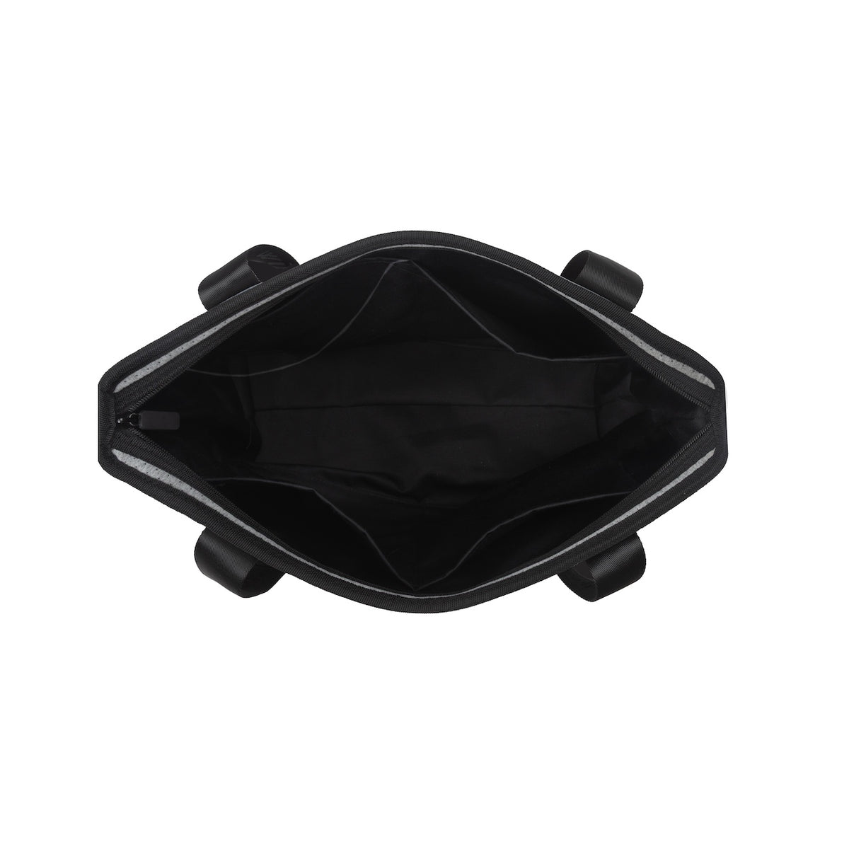 BOUTIQUE TRAVEL Neoprene Tote Bag With Zip (with luggage/trolley sleeve) - LIGHT MARLE