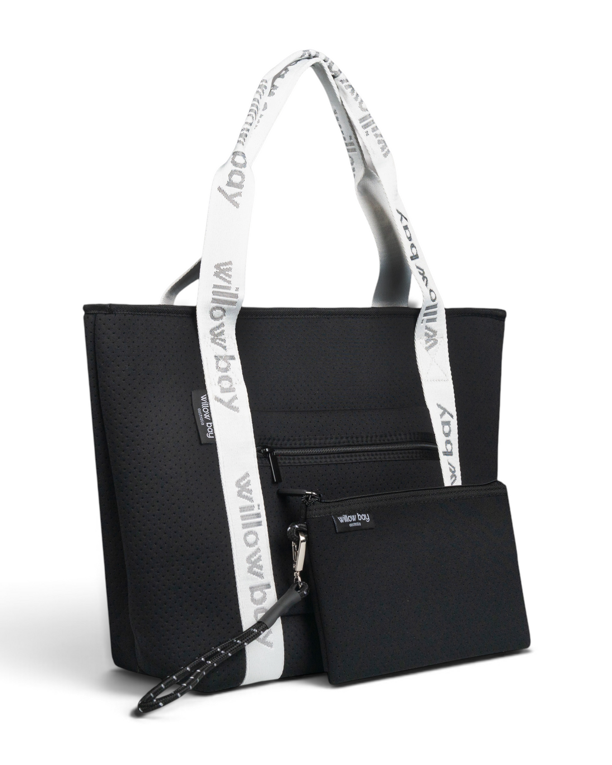 Boutique Travel Tote - Black & White