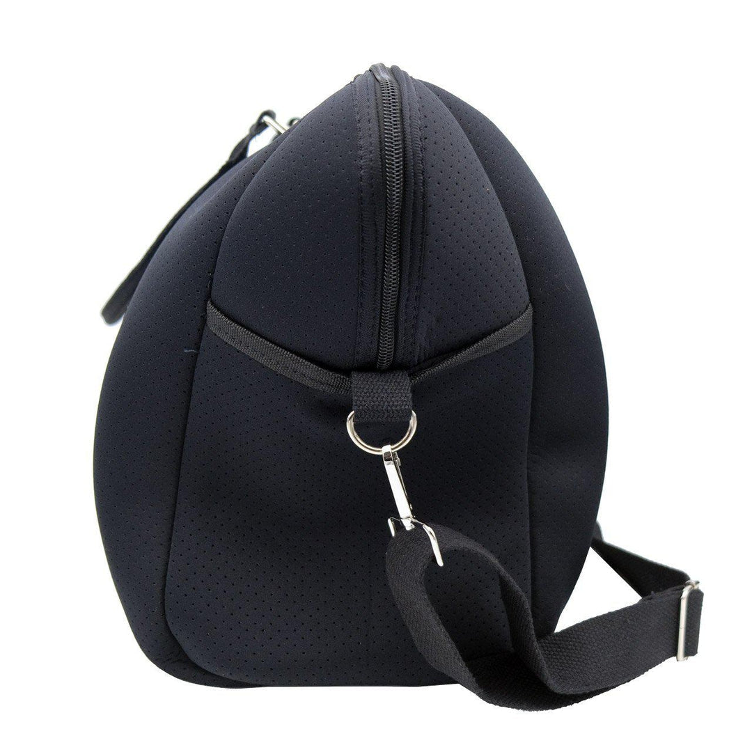 CABIN BAG - BLACK-travel bag-washable travel bag-overnight getaway-qantas-airline bag-sports bag-neoprene bag-Willow Bay Australia