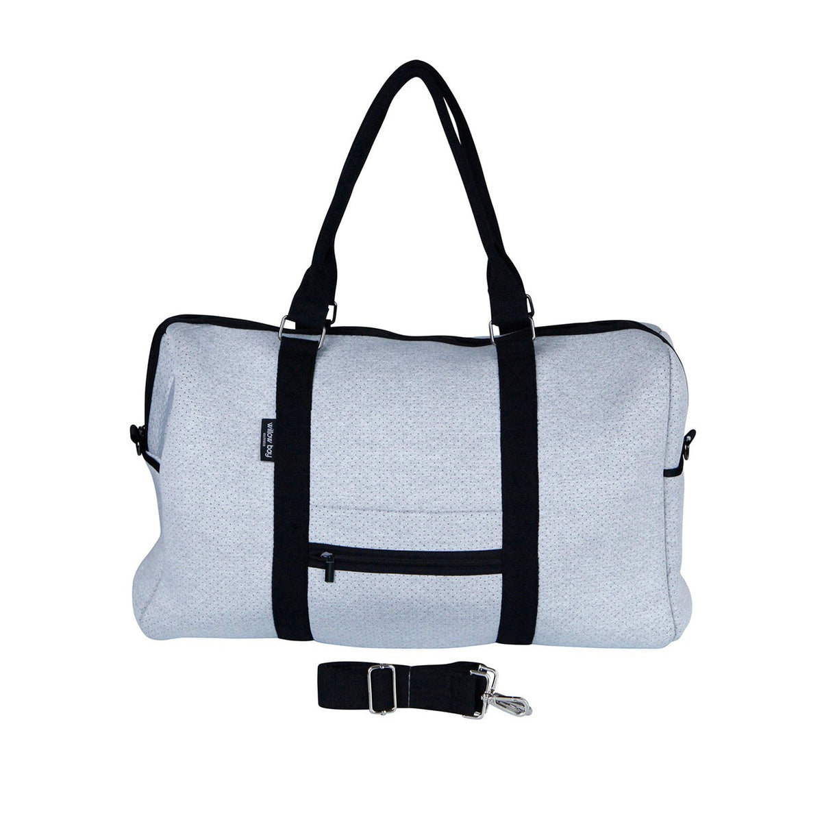 CABIN BAG - LIGHT MARLE-travel bag-washable travel bag-overnight getaway-qantas-airline bag-sports bag-neoprene bag-Willow Bay Australia