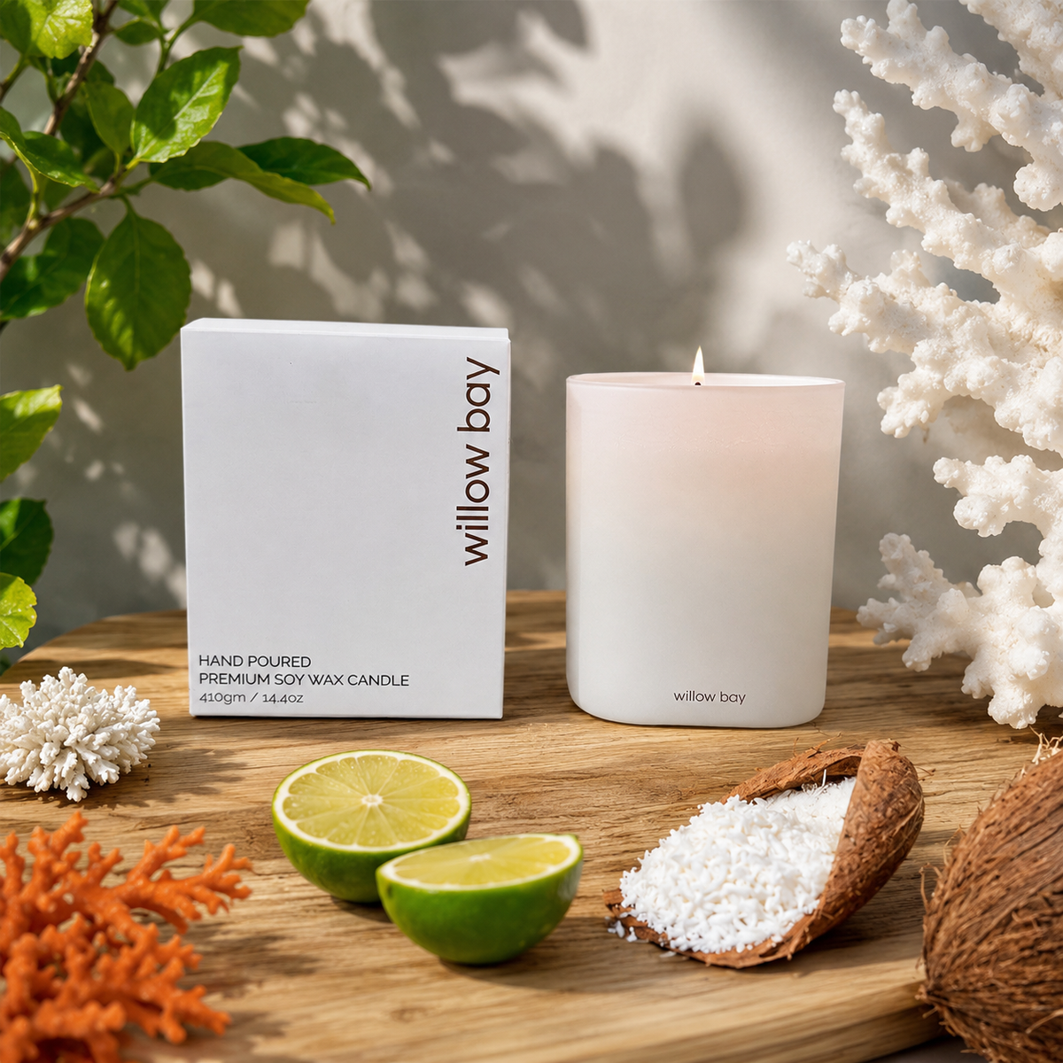 Premium Soy Candle  - Coastal Coconut