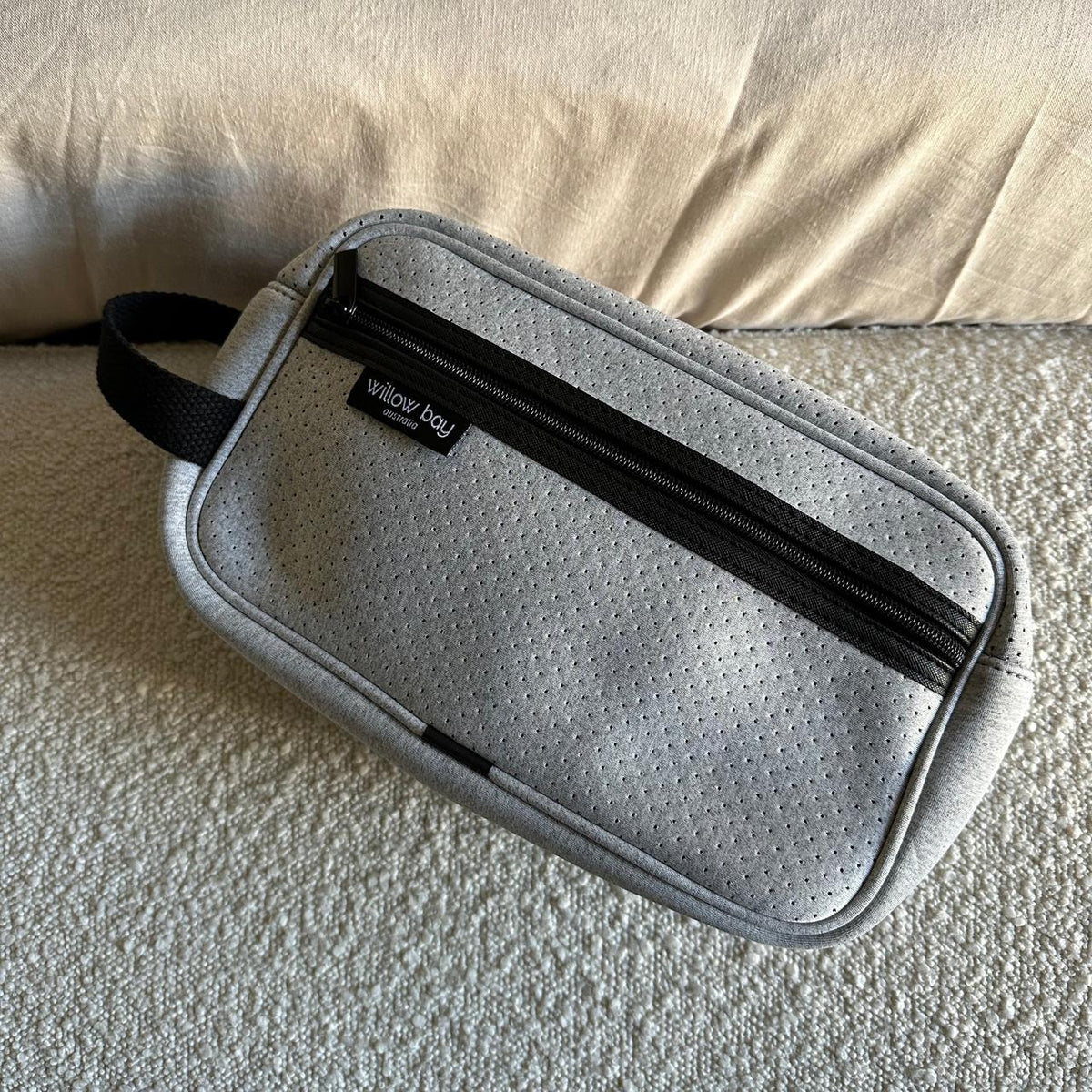COSMETIC Bag Neoprene - LIGHT MARLE