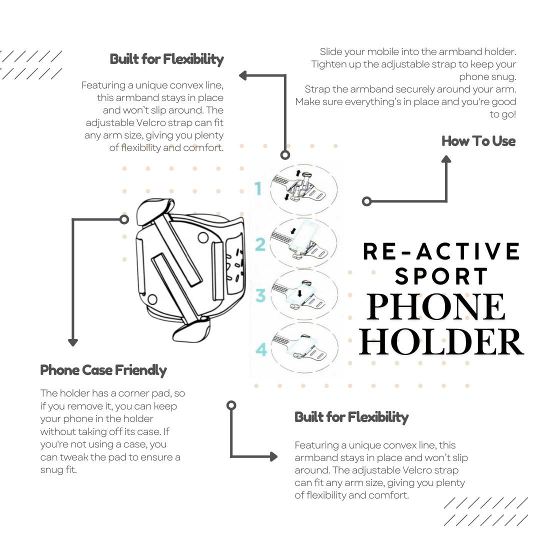 Re-Active Sport Phone Holder-Sale-Willow Bay Australia