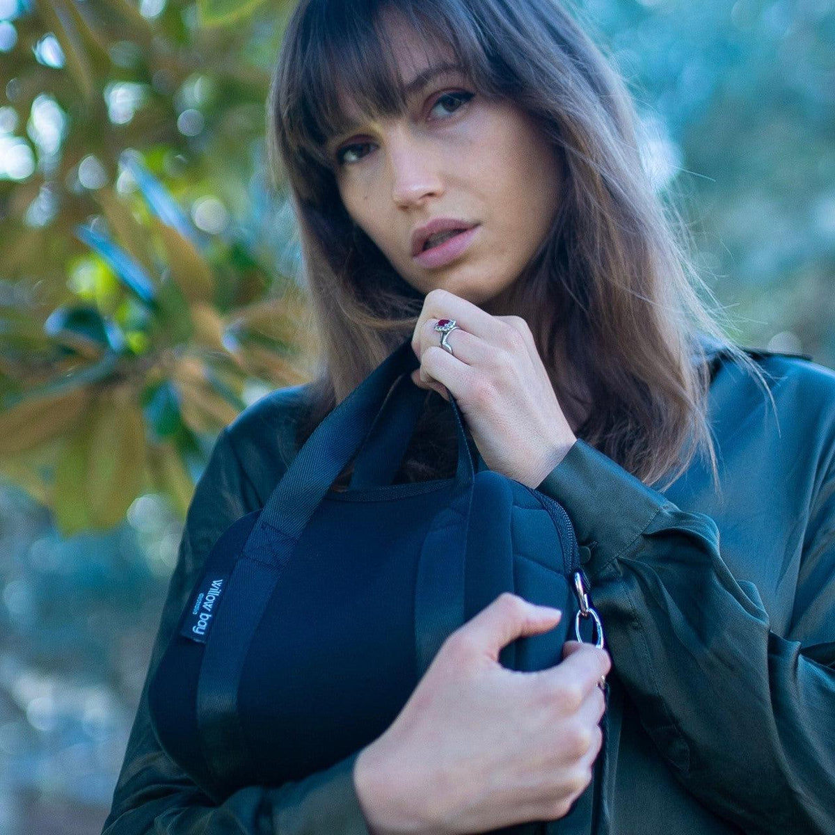 VOGUE Mini Neoprene Day Bag - BLACK-Crossbody-Willow Bay Australia