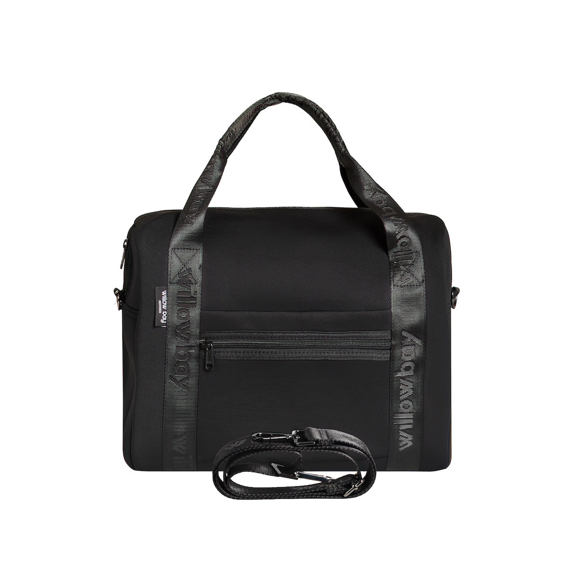 VOGUE TRAVEL DUFFEL Bag (with luggage/trolley sleeve) - Black