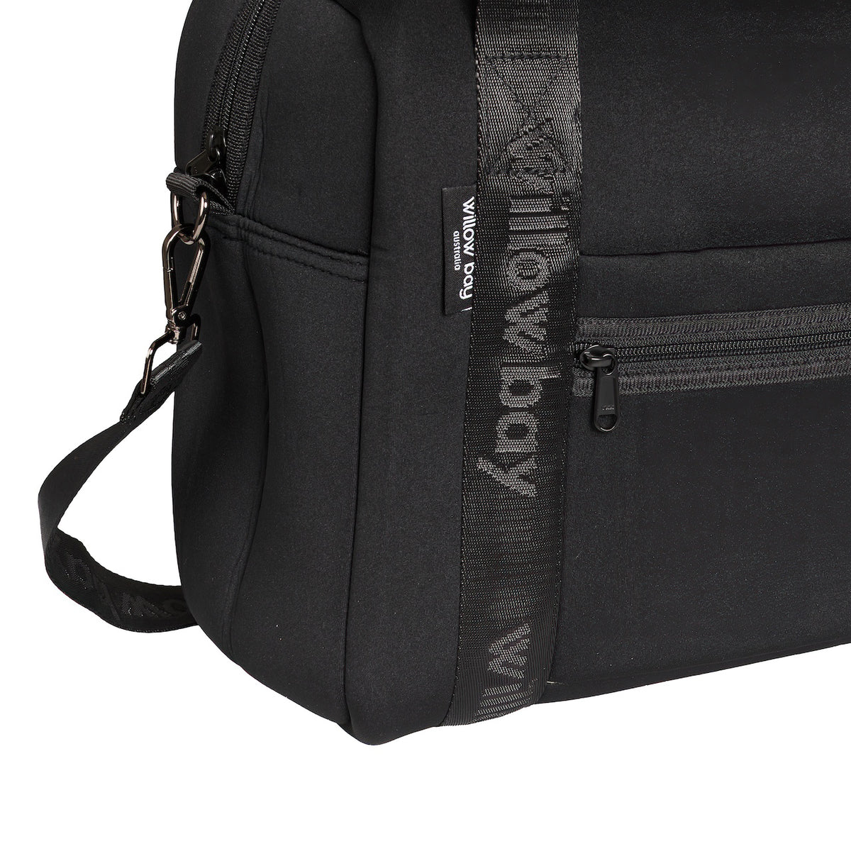 VOGUE TRAVEL DUFFEL Bag (with luggage/trolley sleeve) - Black