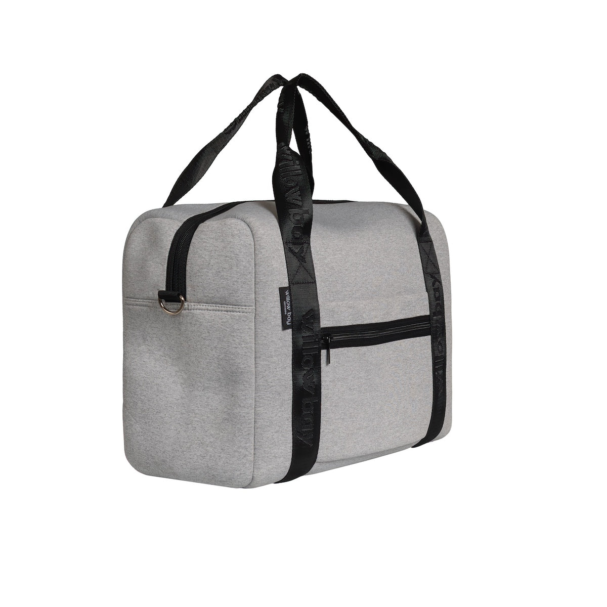 VOGUE TRAVEL DUFFEL Bag (with luggage/trolley sleeve) - Light Marle (Black Handle)