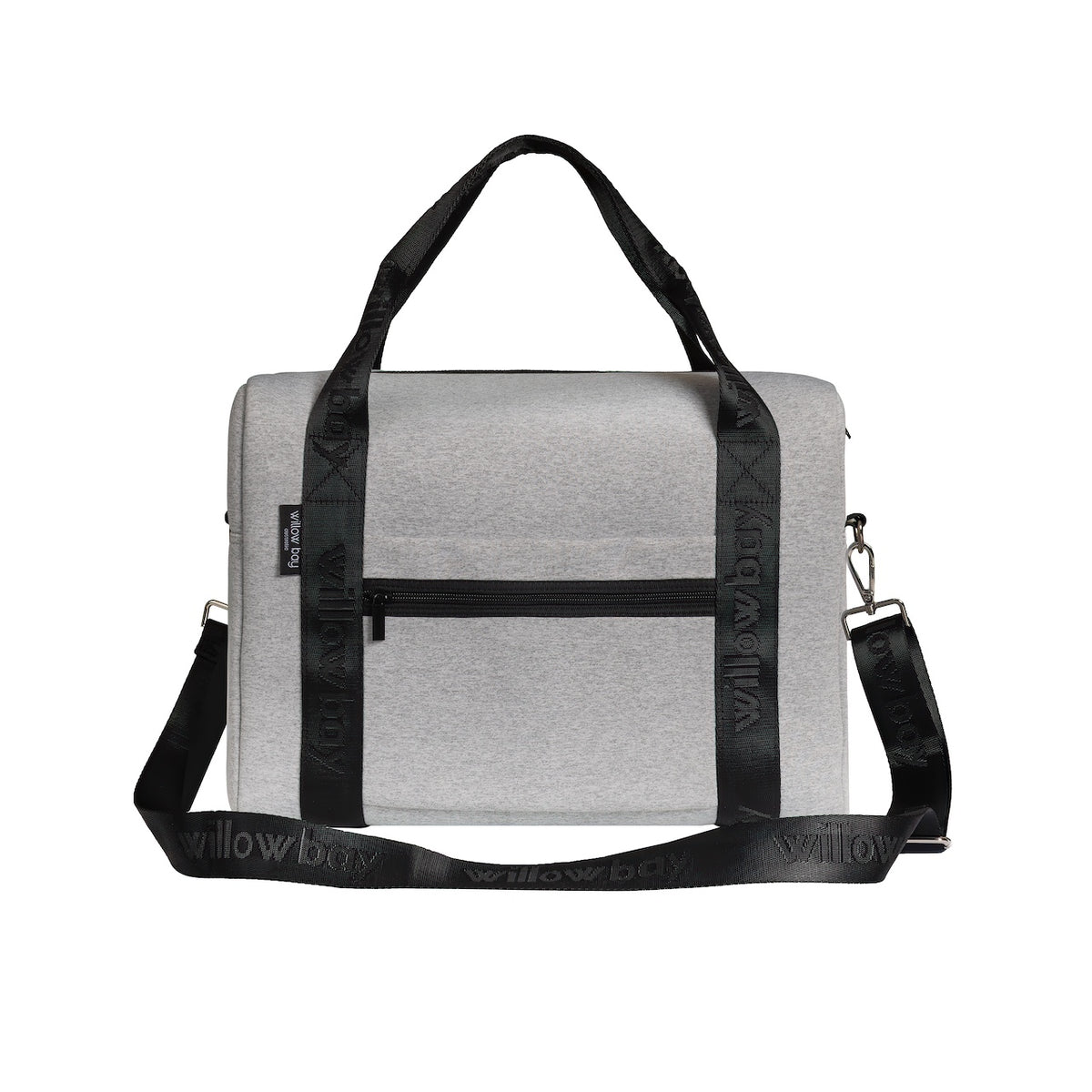 VOGUE TRAVEL DUFFEL Bag (with luggage/trolley sleeve) - Light Marle (Black Handle)