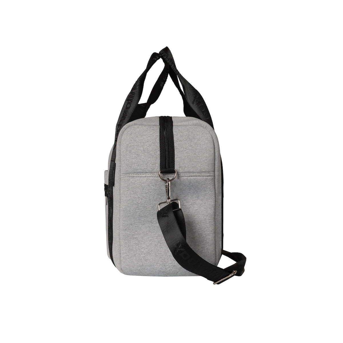 VOGUE TRAVEL DUFFEL Bag (with luggage/trolley sleeve) - Light Marle (Black Handle)