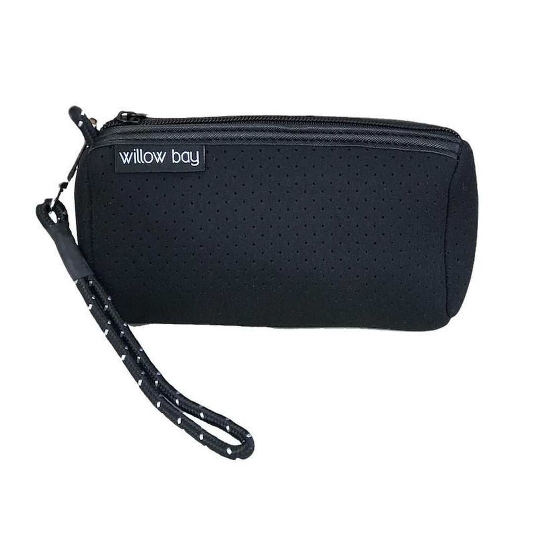 WRISTLET Neoprene - BLACK-clutch-sports bag-neoprene bag-running bag-pouch-toiletries bag-cosmetic bag-Willow Bay Australia