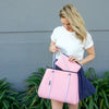 DAYDREAMER Neoprene Tote Bag With Closure - PINK-Sale-Willow Bay Australia