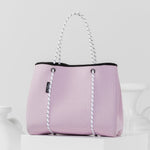 DAYDREAMER Neoprene Tote Bag with Closure - SOFT LILAC