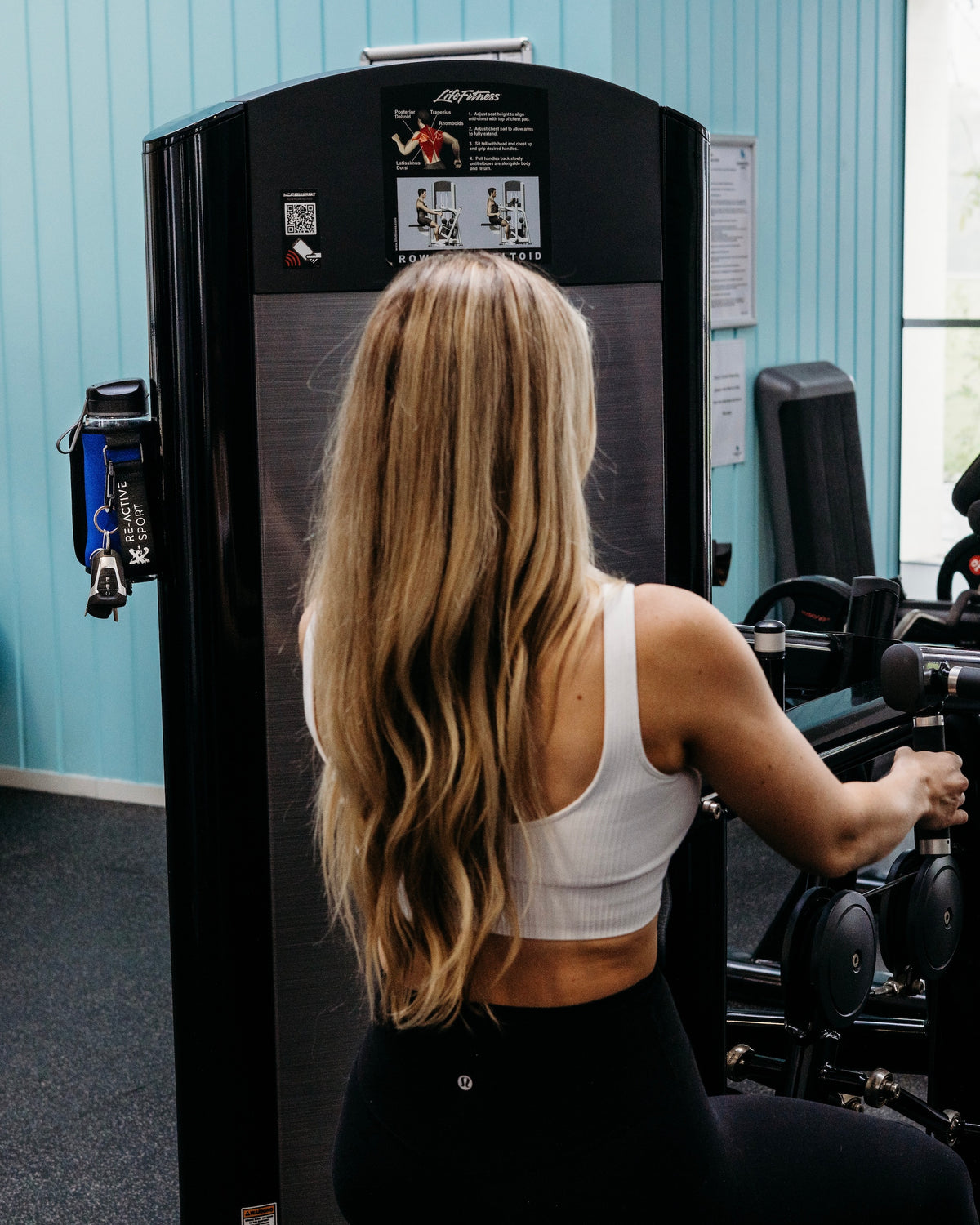 Magnetic Gym Caddy - Electric Blue