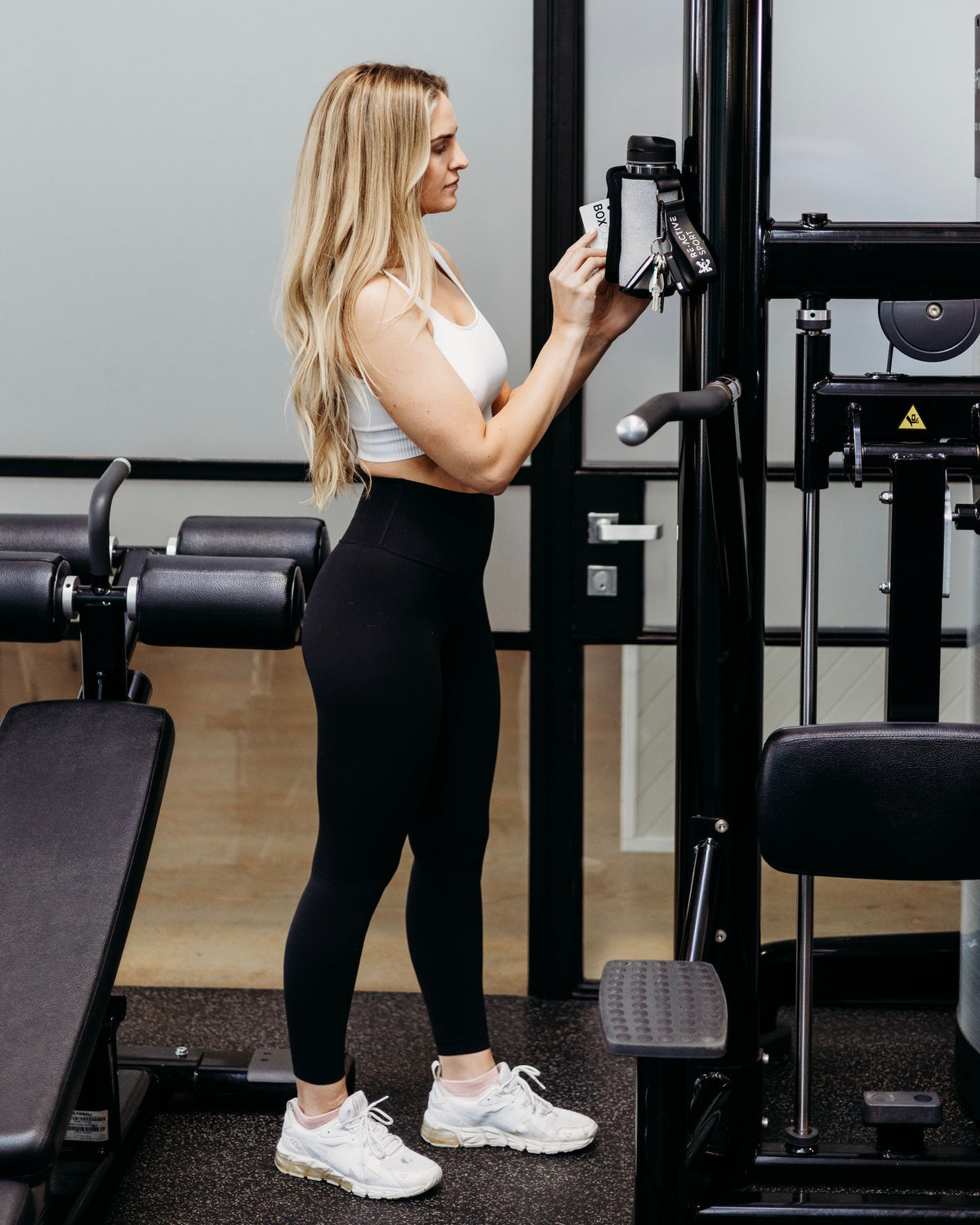 Magnetic Gym Caddy - Light Marle