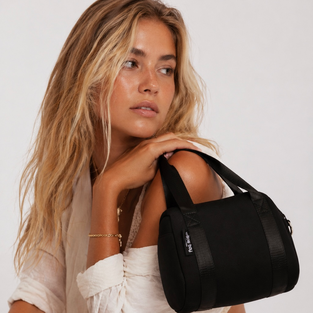 VOGUE Mini Neoprene Day Bag - BLACK