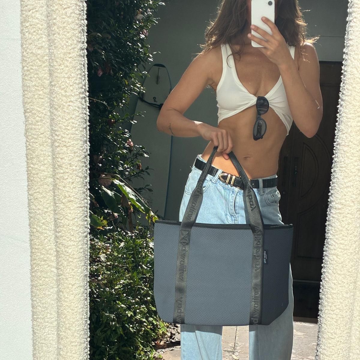 Boutique Travel Tote - Charcoal