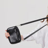 CROSSBODY Neoprene Bag - BLACK LEATHER LOOK-Crossbody-Willow Bay Australia