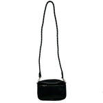 CROSSBODY Neoprene Bag - BLACK LEATHER LOOK-Crossbody-Willow Bay Australia