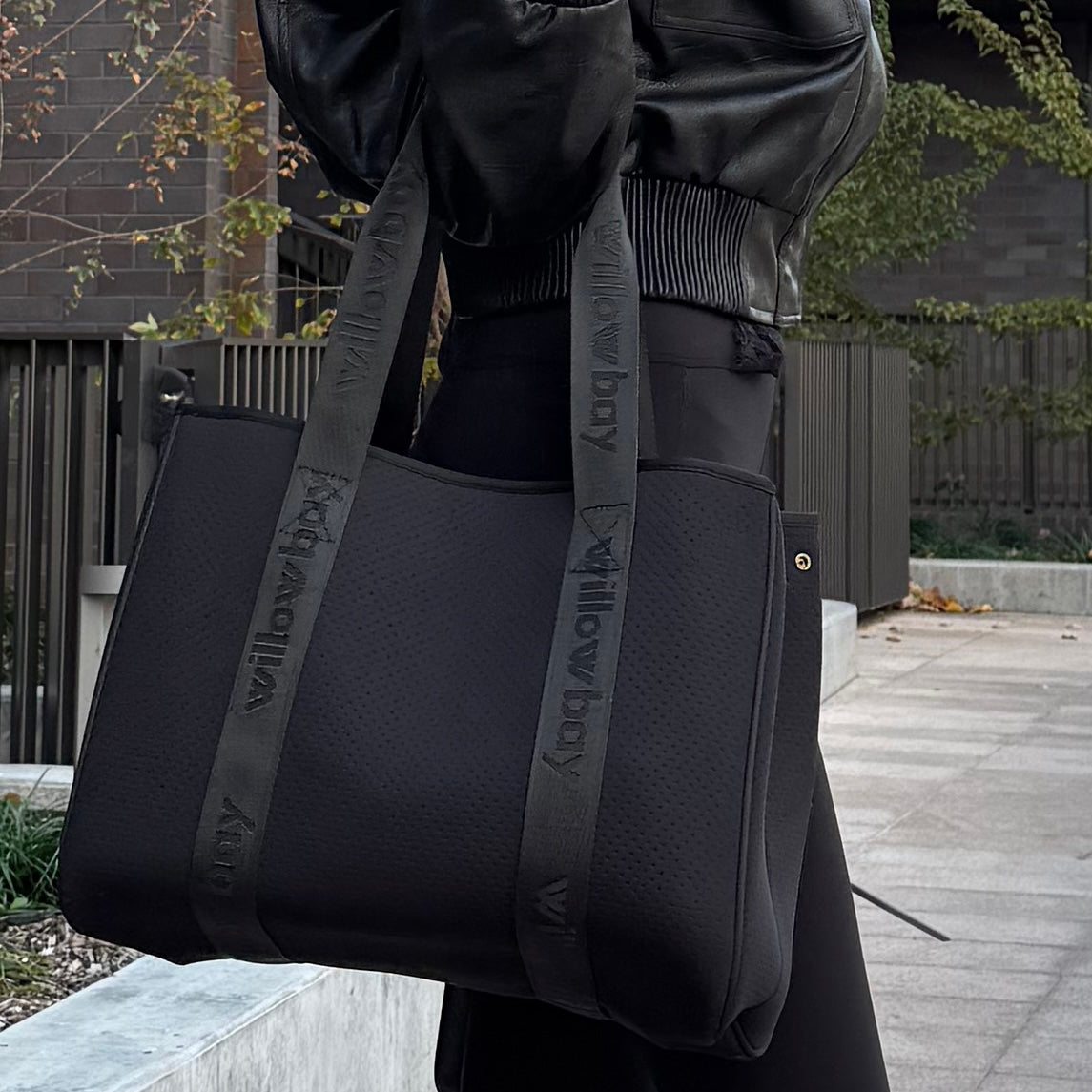 Daydreamer Branded Tote - Black