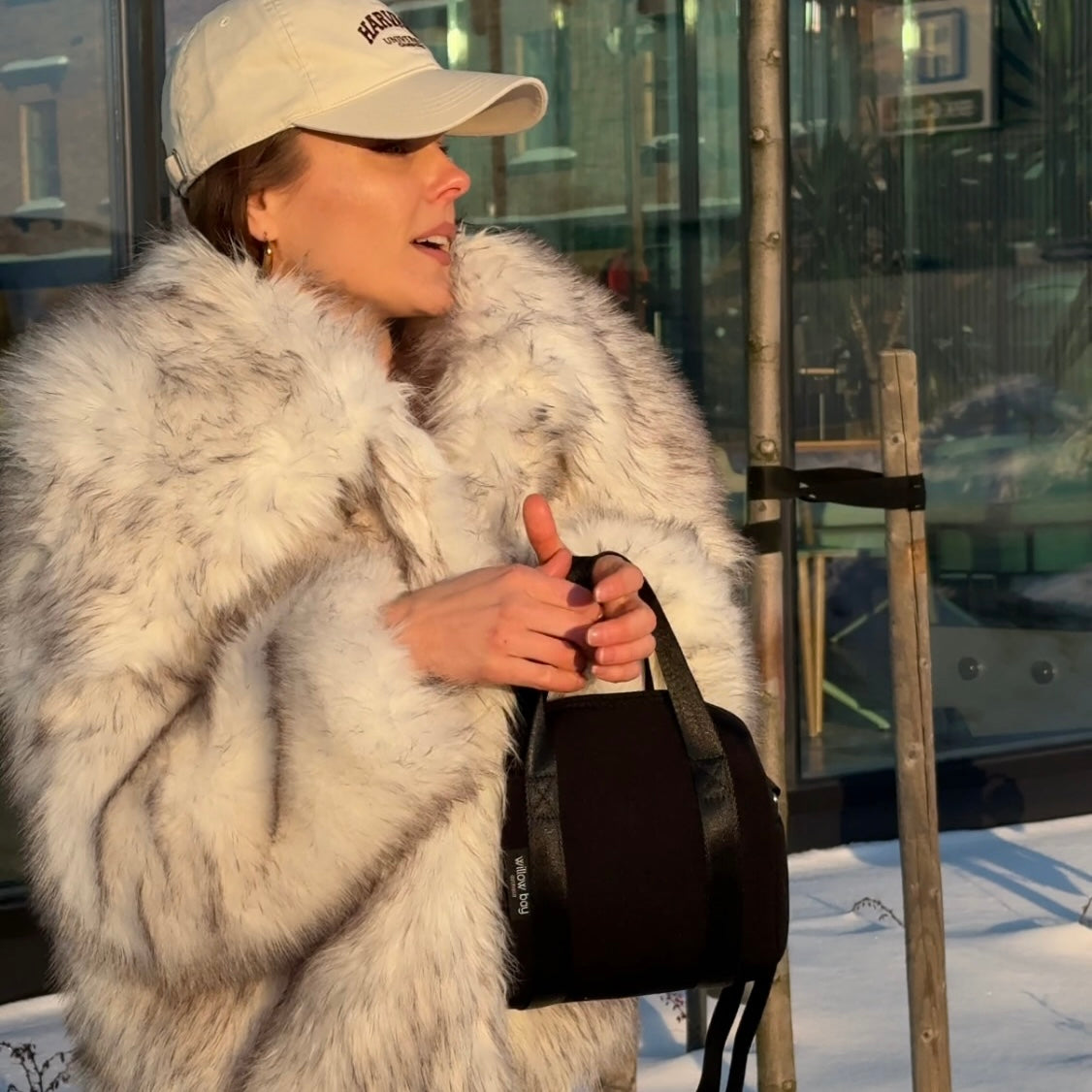 VOGUE Mini Neoprene Day Bag - BLACK