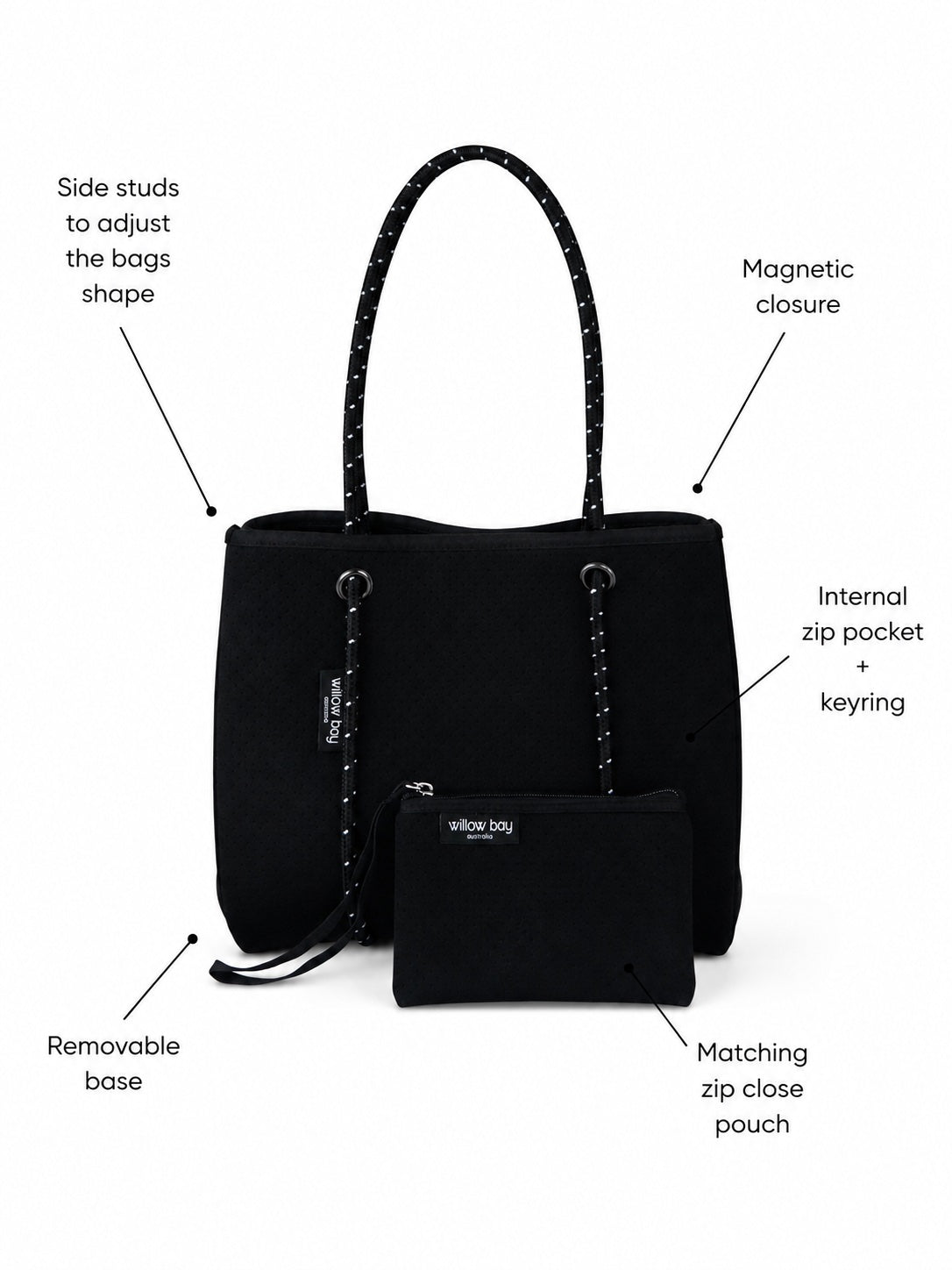 Daydreamer Mini Tote - Black